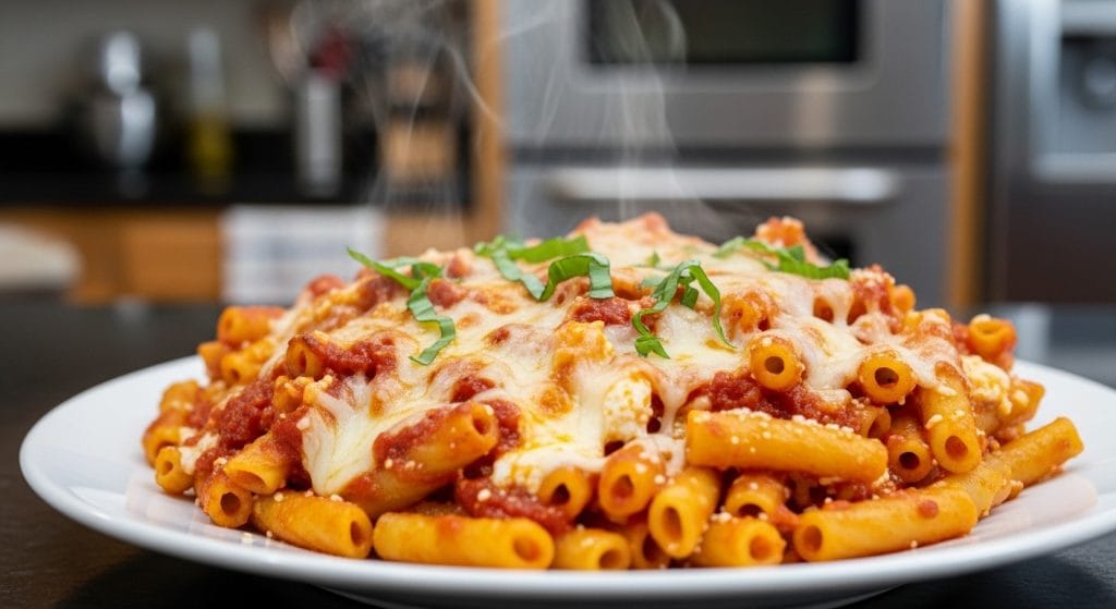 One-Pan No-Boil Baked Ziti