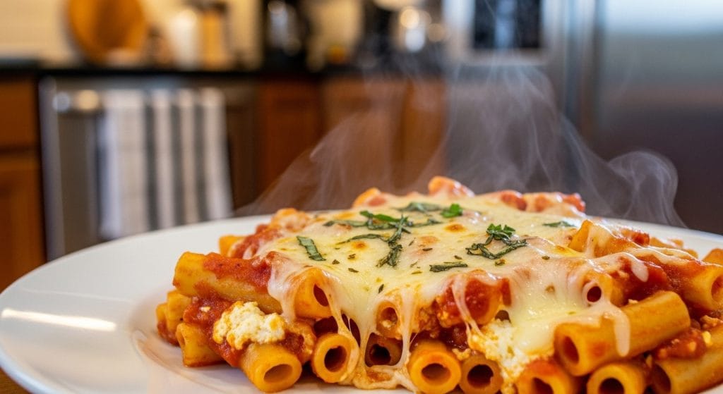 One-Pan No-Boil Baked Ziti