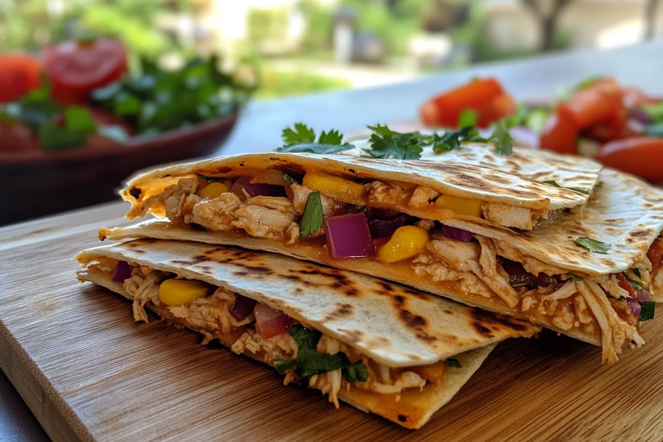 BBQ Chicken Quesadillas