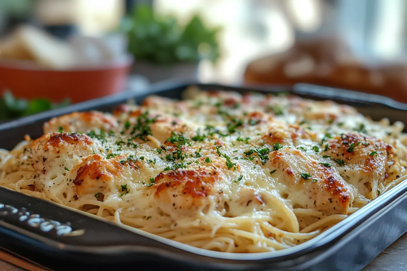 Baked Chicken Spaghetti