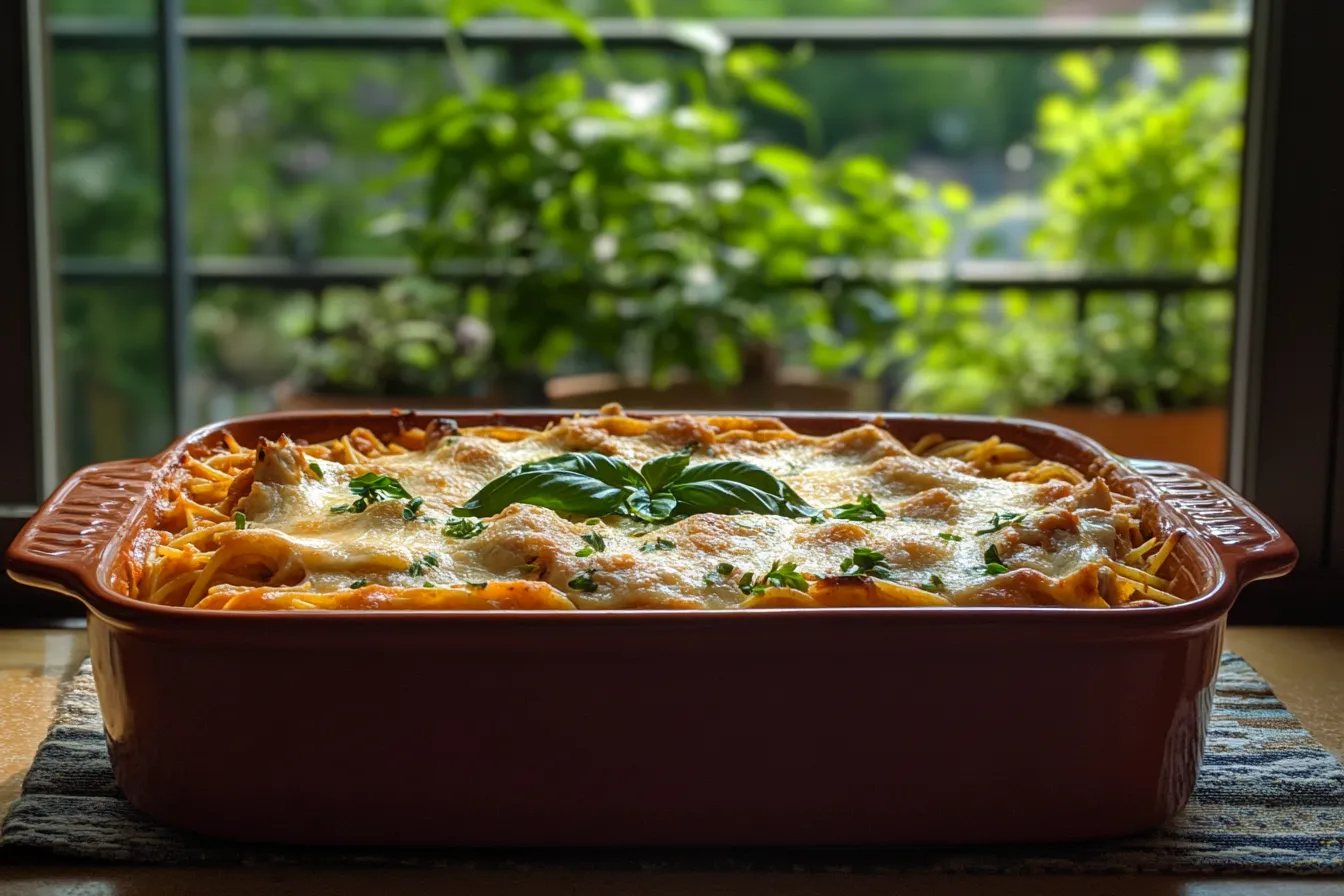 Baked Chicken Spaghetti