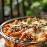Baked Ziti with Italian Sausage & Spinach