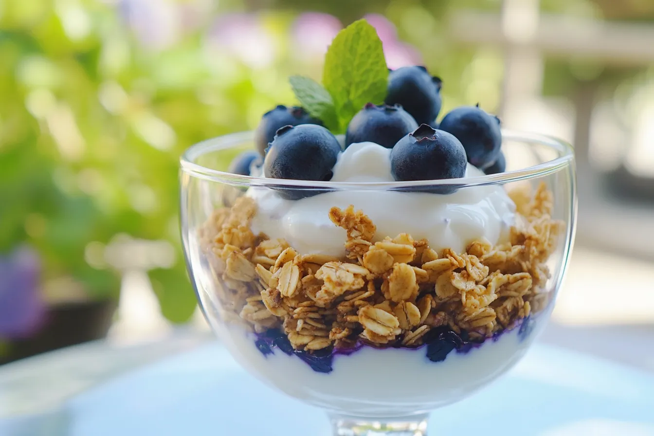 Blueberry Greek Yogurt Clusters
