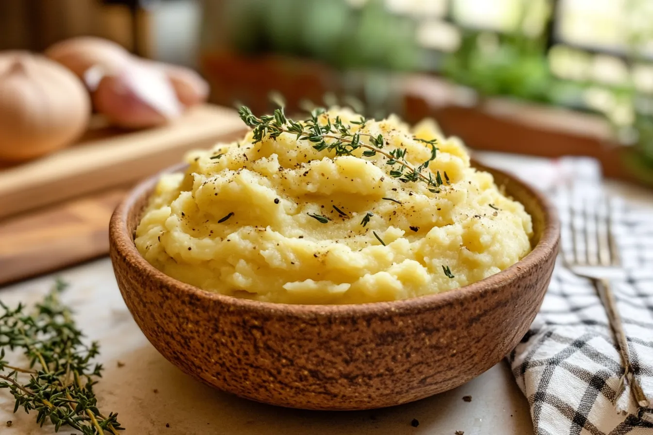 Buttery Yukon Gold Mashed Potatoes
