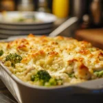 Cheesy Chicken and Broccoli Rice Bake
