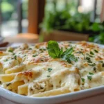 Chicken Alfredo Baked Ziti