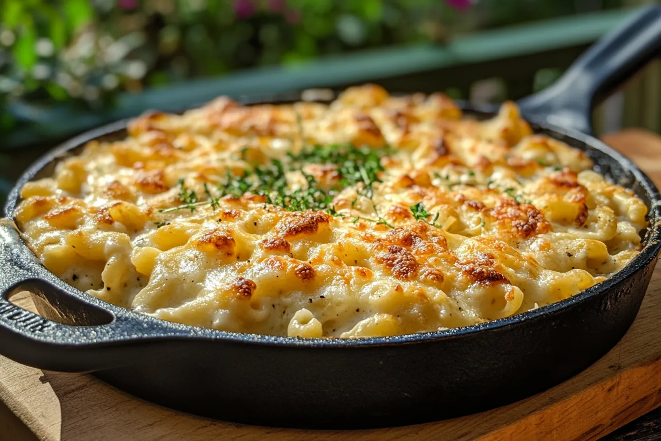 Chicken Mac and Cheese Skillet