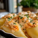Creamy Buffalo Chicken Stuffed Shells
