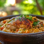 Creamy Smothered Chicken and Rice