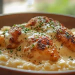 Creamy Smothered Chicken and Rice