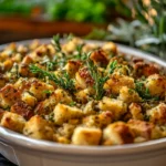 Crockpot Stuffing with Fresh Herbs
