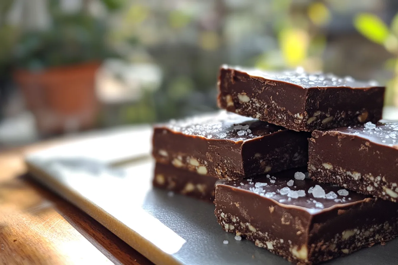 Dark Chocolate Sea Salt Nut Bars