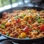 Easy Taco Rice Skillet