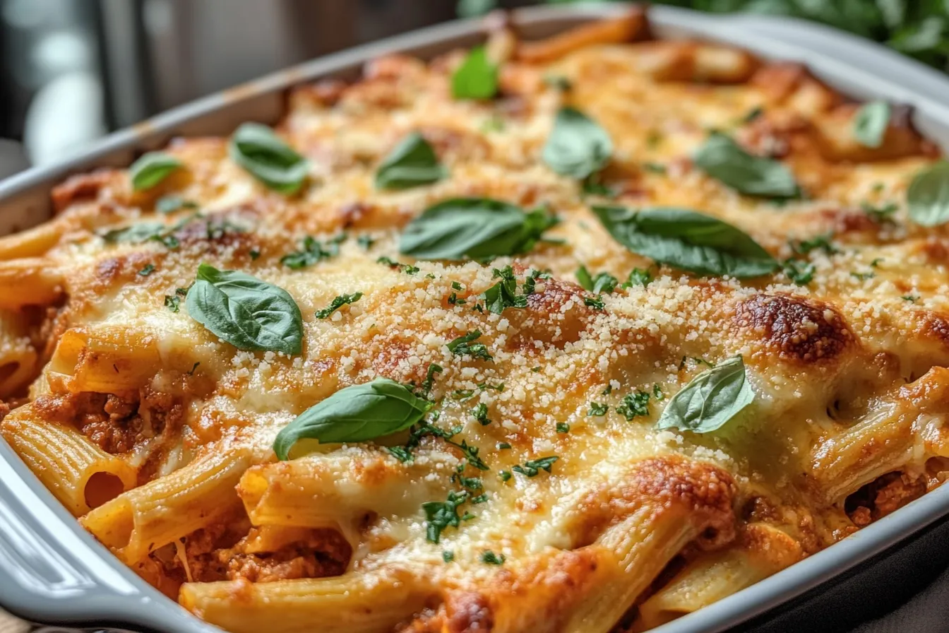 Four Cheese Ziti Bake