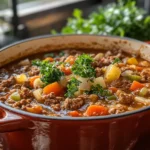 Ground Turkey Dutch Oven Stew