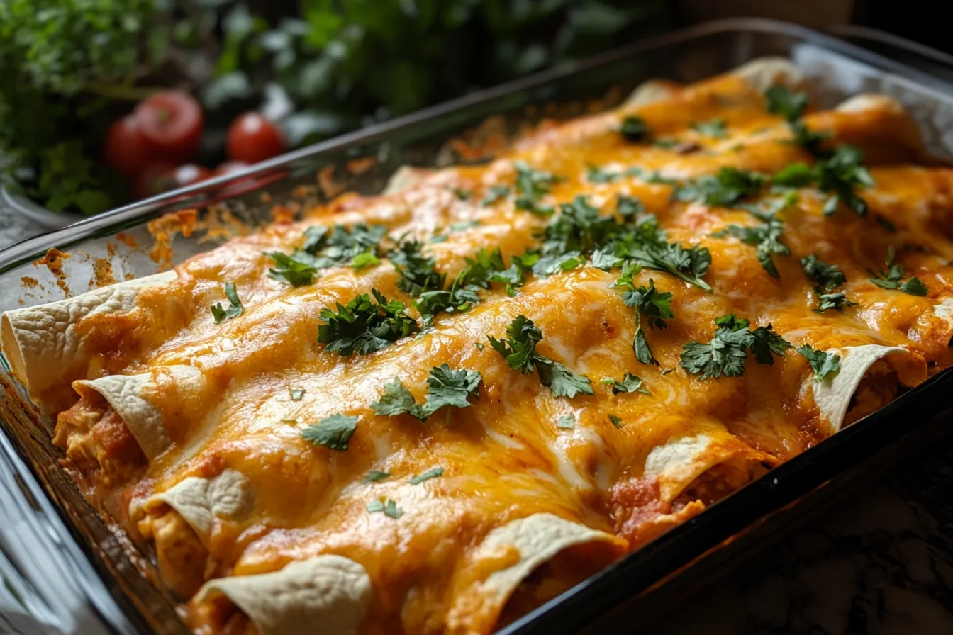 Quick Chicken Enchiladas