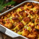 Savory Cornbread Stuffing with Bacon & Onions