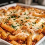 Spicy Arrabbiata Ziti Bake
