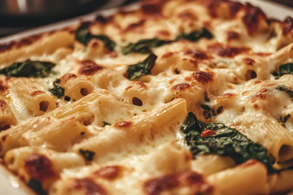 Spinach & Artichoke Baked Ziti