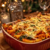 Spinach & Artichoke Baked Ziti