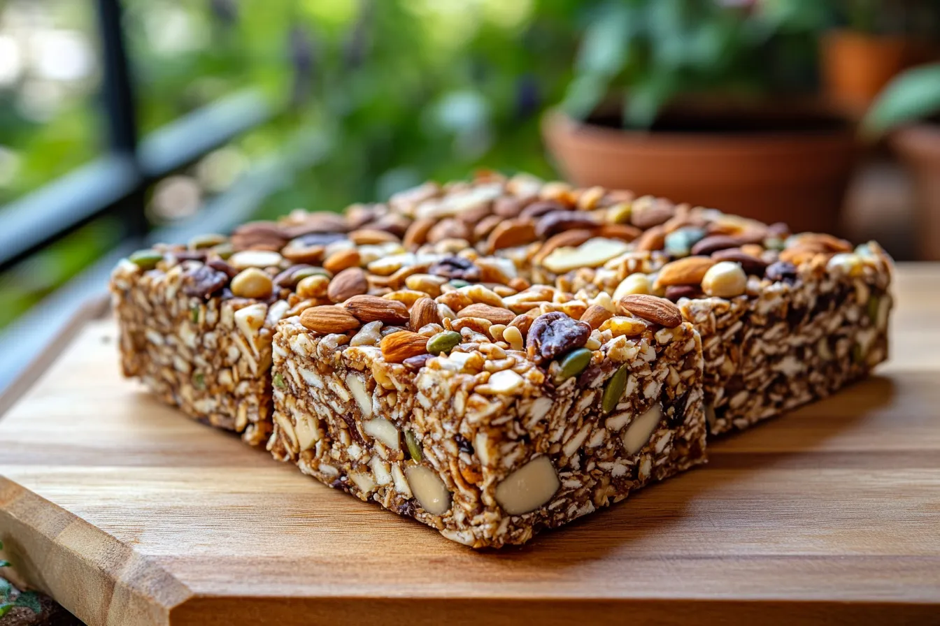 Trail Mix Energy Squares