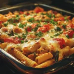 Vegetarian Baked Ziti with Roasted Vegetables