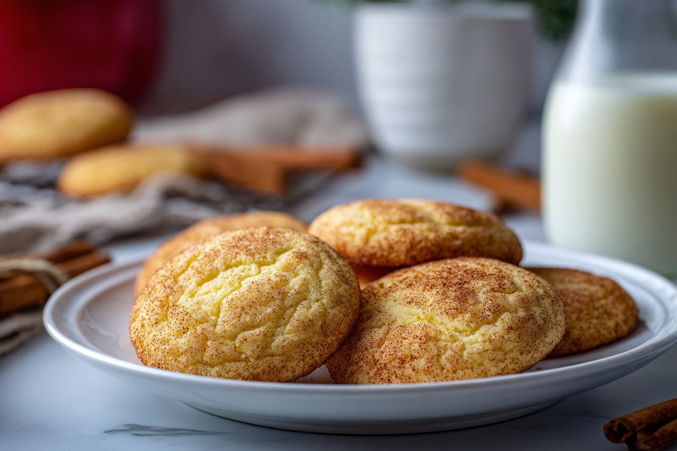 Eggnog Snickerdoodles