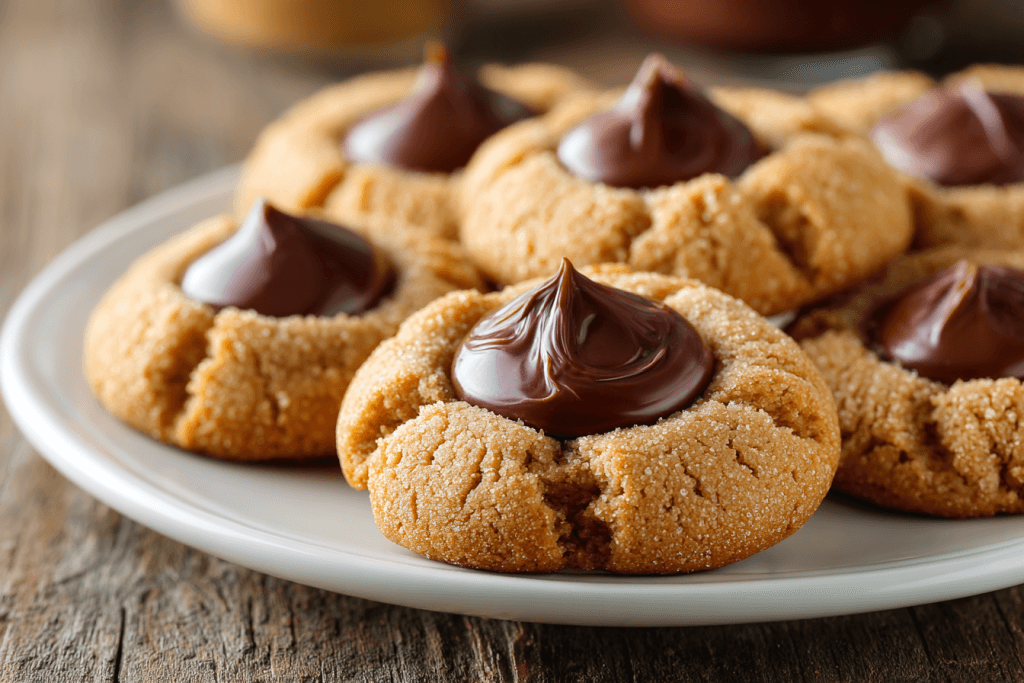 Peanut Butter Blossom Cookies