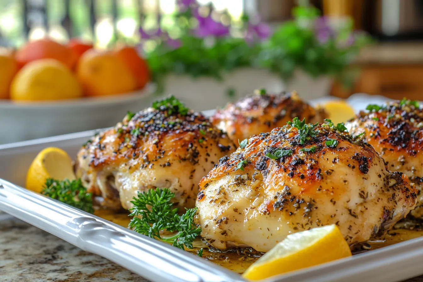 Baked Garlic Butter Chicken