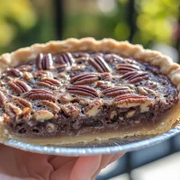 Bourbon Chocolate Pecan Pie