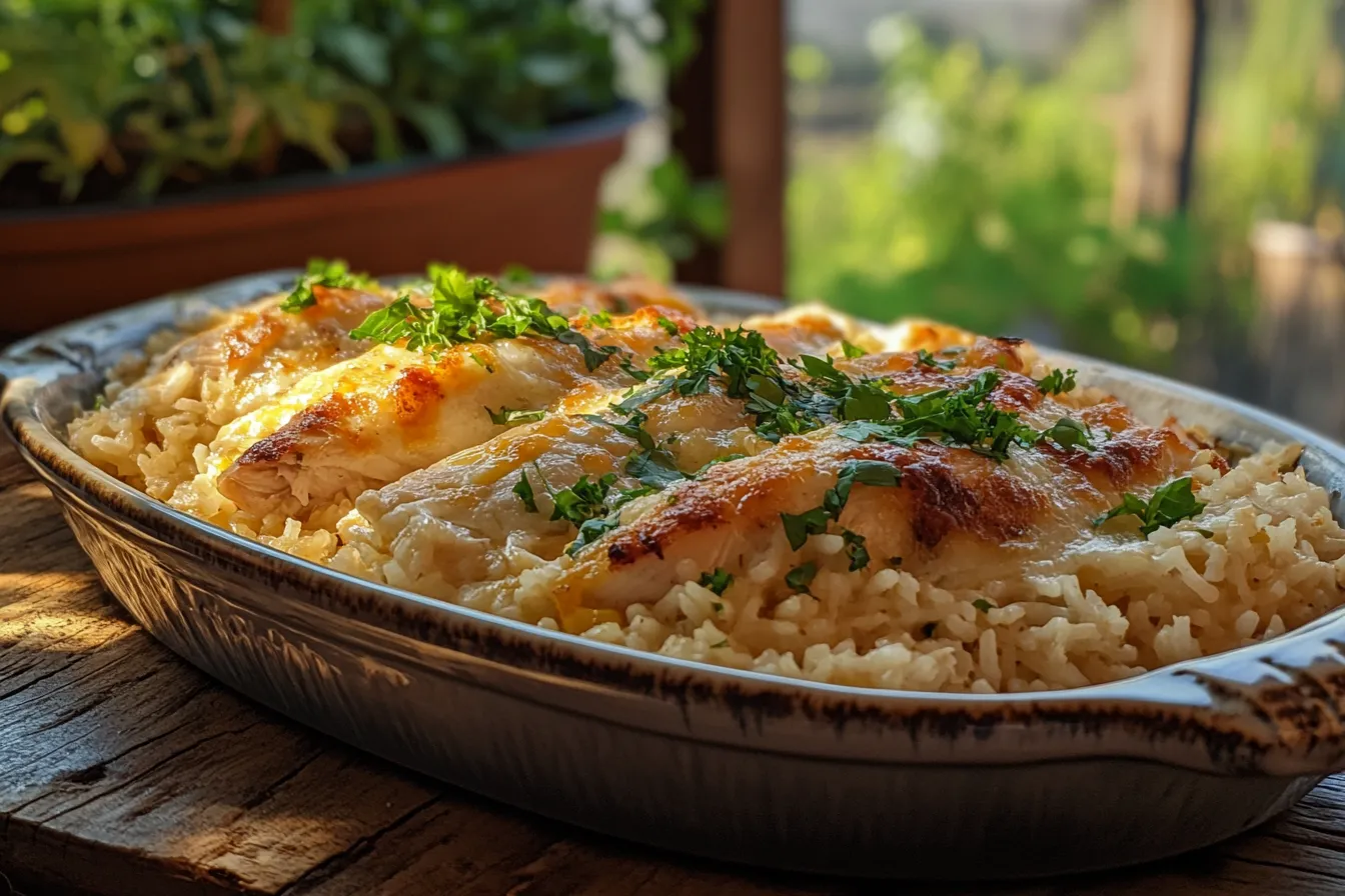 Cheesy Ranch Chicken and Rice