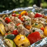 Chicken and Veggie Foil Packets