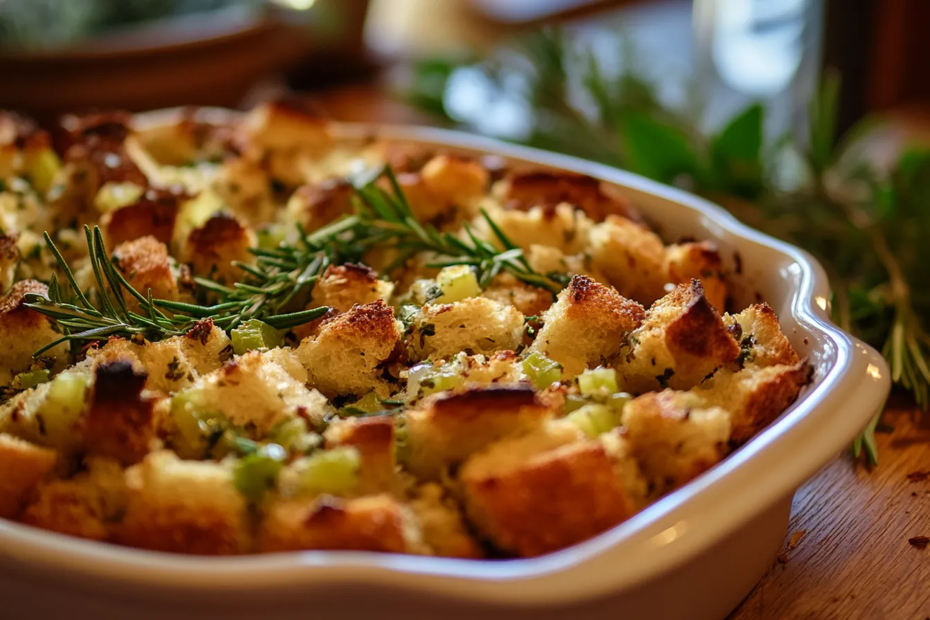 Classic Bread and Herb Stuffing