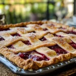 Cranberry Apple Slab Pie