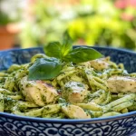 Creamy Pesto Chicken Zoodles