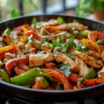 Healthy Chicken Fajita Skillet