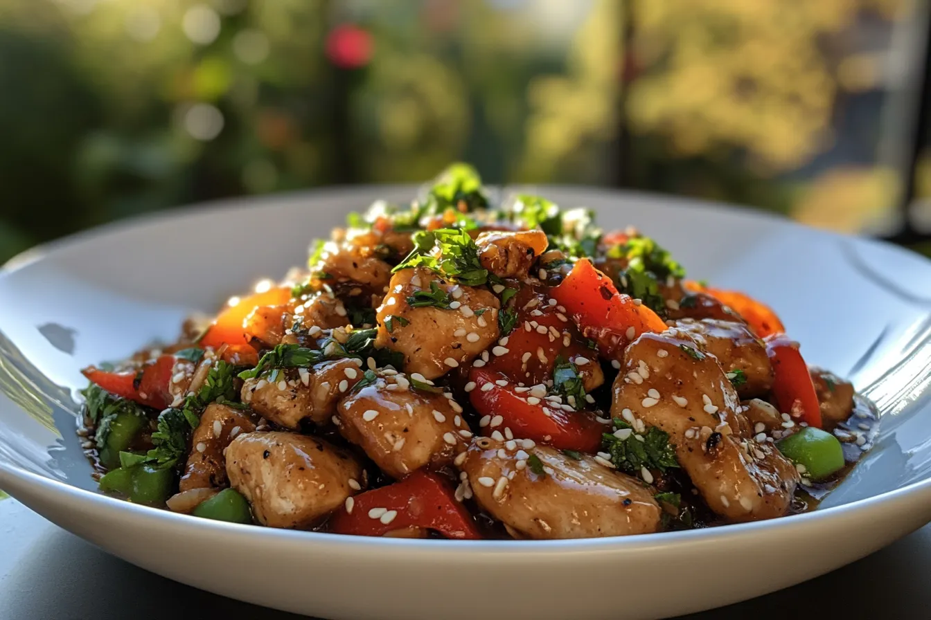 Honey Garlic Chicken Stir Fry