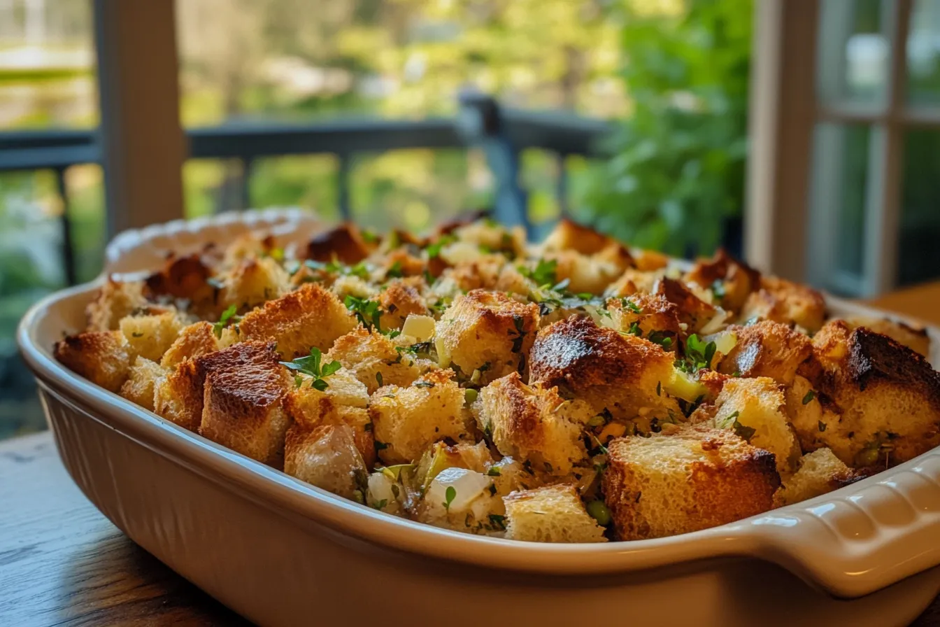 Old-Fashioned Bread Dressing