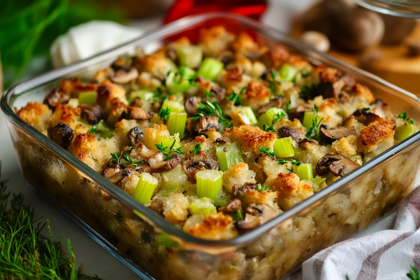 Savory Mushroom and Celery Stuffing