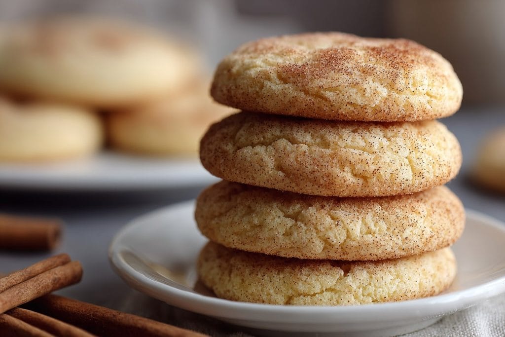 Eggnog Snickerdoodles
