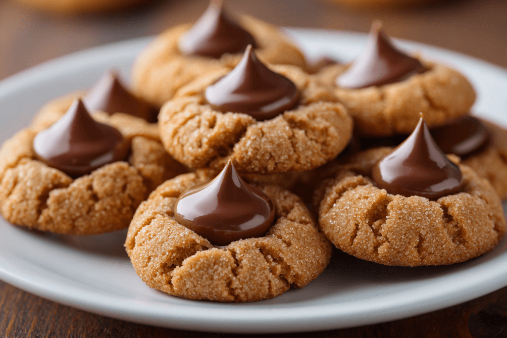 Peanut Butter Blossom Cookies
