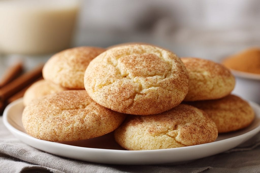 Eggnog Snickerdoodles