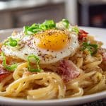 One-Pot Creamy Ramen Carbonara