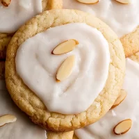 Almond Sugar Cookies with Icing - Delicious Treats