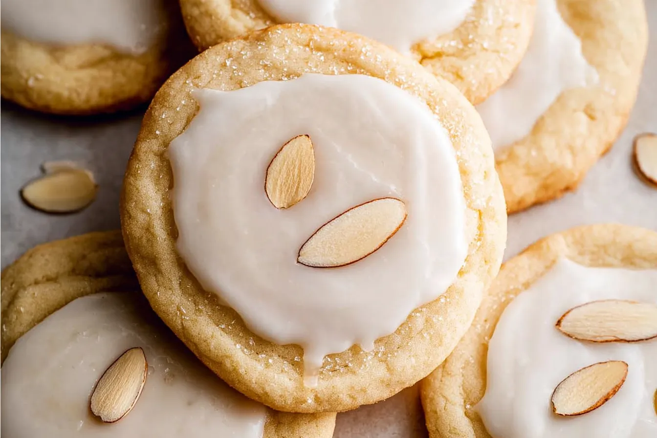 Almond Sugar Cookies with Icing