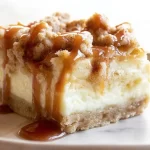 Apple Cinnamon Cheesecake Squares Ready to Serve