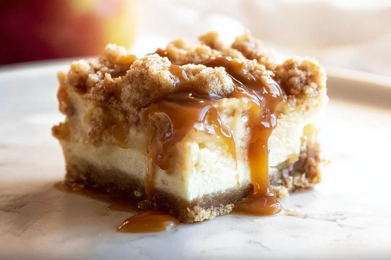 Apple Cinnamon Cheesecake Squares
