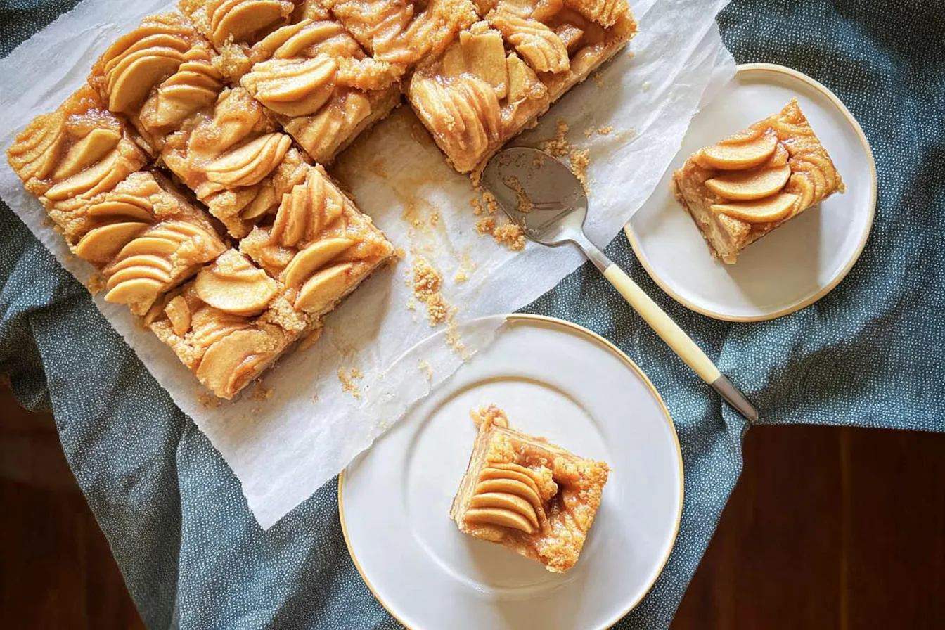 Delicious Brown Butter Apple Pie Bars Ready to Serve