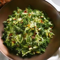 Brussels Sprout, Kale & Apple Salad - Fresh & Flavorful