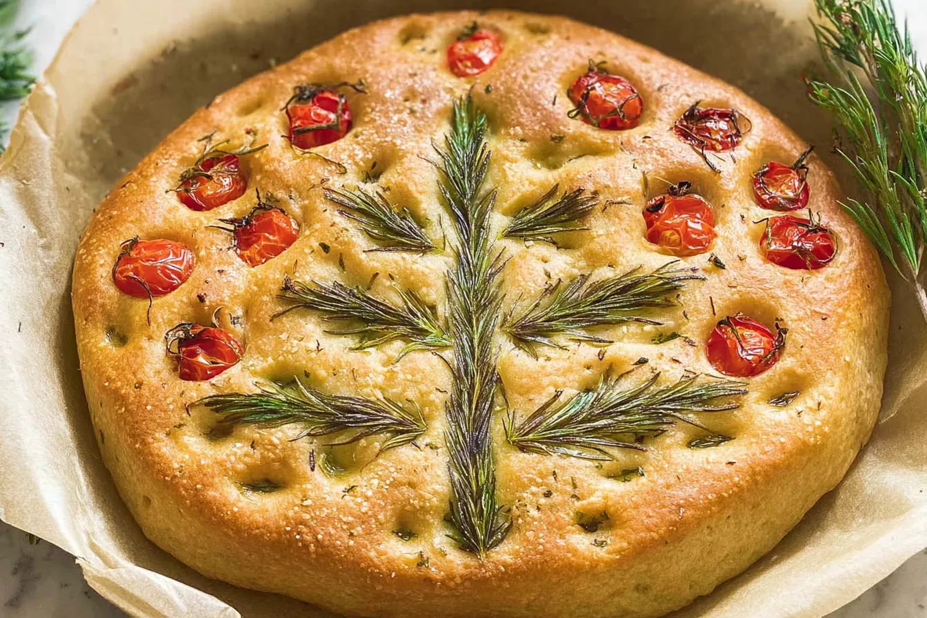 Christmas Tree Focaccia